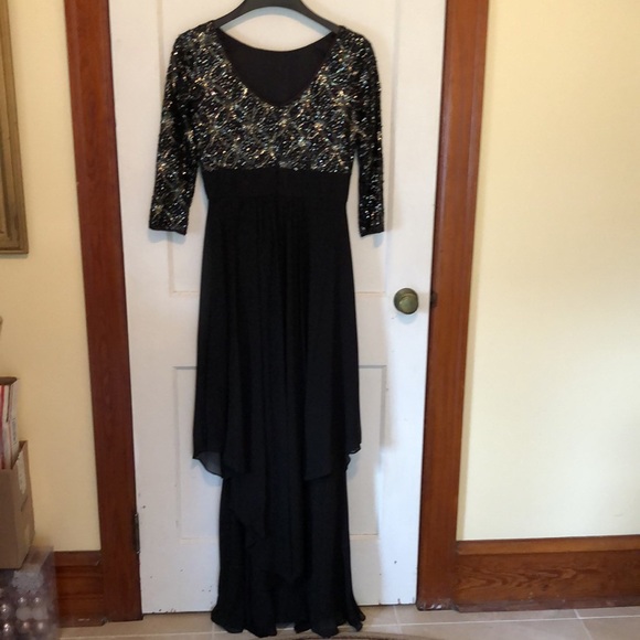 Eliza J black sequined gown. - Picture 8 of 11